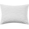 imageVera Wang  King Duvet Cover Set Luxury Bedding with Button Closure Includes Matching Shams Abstract Crinkle White King