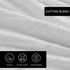 imageVera Wang  King Duvet Cover Set Luxury Bedding with Button Closure Includes Matching Shams Abstract Crinkle White King