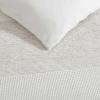 imageVera Wang  King Duvet Cover Set Premium Cotton Bedding with Matching Shams Textured Striped Decor Ideal for All Seasons OekoTex Certified Chenille Waffle Stripe Beige KingChenille Waffle Stripe Beige