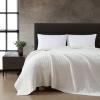 imageVera Wang  Queen Blanket Luxurious Chenille Bedding Soft Home Decor with Waffle Weave Waffle Chenille Ivory QueenWaffle Chenille Ivory