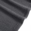 imageVera Wang  Queen Blanket Luxury Cotton Bedding Soft Home Decor with Waffle Weave Knit Waffleweave Grey QueenCharcoal