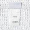 imageVera Wang  Queen Blanket Luxury Cotton Bedding Soft Home Decor with Waffle Weave Knit Waffleweave Grey QueenWhite