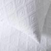 imageVera Wang  Queen Comforter Set Reversible Luxury Bedding with Matching Shams All Season Home Decor Double Diamond White QueenWhite