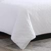 imageVera Wang  Queen Comforter Set Reversible Luxury Bedding with Matching Shams All Season Home Decor Double Diamond White QueenWhite