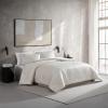 imageVera Wang  Queen Duvet Cover Set Luxury Bedding with Matching Shams Designer Home Decor Illusion Grey QueenIllusion Biege