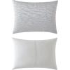imageVera Wang  Queen Duvet Cover Set Luxury Bedding with Matching Shams Designer Home Decor Illusion Grey QueenIllusion Grey