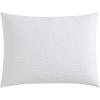imageVera Wang  Queen Duvet Cover Set Luxury Cotton Bedding with Button Closure Includes Matching Shams Textured Pleats White QueenTextured Pleats White