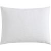 imageVera Wang  Queen Duvet Cover Set Luxury Cotton Bedding with Button Closure Includes Matching Shams Textured Pleats White QueenTextured Pleats White