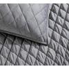imageVera Wang  Queen Quilt Set Luxurious Velvet Bedding with Matching Shams Lightweight Home Decor Diamond Velvet Charcoal Grey QueenCharcoal Grey