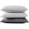 imageVera Wang  Queen Quilt Set Luxurious Velvet Bedding with Matching Shams Lightweight Home Decor Diamond Velvet Charcoal Grey QueenCharcoal Grey