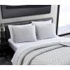 imageVera Wang  Queen Quilt Set Luxurious Velvet Bedding with Matching Shams Lightweight Home Decor Diamond Velvet Charcoal Grey QueenGrey