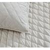 imageVera Wang  Queen Quilt Set Luxurious Velvet Bedding with Matching Shams Lightweight Home Decor Diamond Velvet Charcoal Grey QueenNatural Ivory