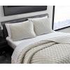 imageVera Wang  Queen Quilt Set Luxurious Velvet Bedding with Matching Shams Lightweight Home Decor Diamond Velvet Charcoal Grey QueenNatural Ivory
