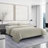 imageVera Wang  Queen Quilt Set Luxurious Velvet Bedding with Matching Shams Lightweight Home Decor Diamond Velvet Charcoal Grey QueenNatural Ivory