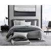 imageVera Wang  Queen Quilt Set Luxury Cotton Bedding with Matching Shams All Season Home Decor Herringbone Charcoal Grey QueenWhite