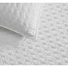 imageVera Wang  Queen Quilt Set Luxury Cotton Bedding with Matching Shams All Season Home Decor Herringbone Charcoal Grey QueenWhite