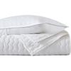 imageVera Wang  Queen Quilt Set Luxury Cotton Bedding with Matching Shams All Season Home Decor Herringbone Charcoal Grey QueenWhite