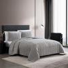 imageVera Wang  Queen Quilt Set Soft Lightweight Bedding with Matching Shams Super Soft and Cozy Home Decor OekoTex Certified Chenille Box Solid Chocolate Brown QueenChenille Box Solid Silver Grey