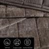 imageVera Wang  Queen Quilt Set Soft Lightweight Bedding with Matching Shams Super Soft and Cozy Home Decor OekoTex Certified Chenille Box Solid Chocolate Brown QueenChenille Box Solid Chocolate Brown
