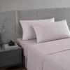 imageVera Wang  Queen Sheet Set Luxury Sateen Cotton Bedding 800 Thread Count Soft ampamp Smooth Home Decor Steel Grey4pcs QueenEyelet Pink