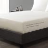 imageVera Wang  Queen Sheet Set Luxury Sateen Cotton Bedding 800 Thread Count Soft ampamp Smooth Home Decor Steel Grey4pcs QueenIvory