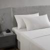 imageVera Wang  Queen Sheet Set Luxury Sateen Cotton Bedding 800 Thread Count Soft ampamp Smooth Home Decor Steel Grey4pcs QueenLace Ivory