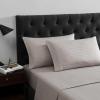 imageVera Wang  Queen Sheet Set Super Soft ampamp Breathable Premium Cotton Bedding with Matching Shams Striped Home Decor Dobby Stripe Grey QueenDobby Stripe Brown