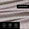 imageVera Wang  Queen Sheet Set Super Soft ampamp Breathable Premium Cotton Bedding with Matching Shams Striped Home Decor Dobby Stripe Grey QueenDobby Stripe Brown