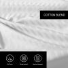 imageVera Wang  Queen Sheet Set Super Soft ampamp Breathable Premium Cotton Bedding with Matching Shams Striped Home Decor Dobby Stripe Grey QueenDobby Stripe Grey
