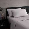 imageVera Wang  Queen Sheet Set Super Soft ampamp Breathable Premium Cotton Bedding with Matching Shams Striped Home Decor Dobby Stripe Grey QueenPlum
