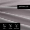 imageVera Wang  Queen Sheet Set Super Soft ampamp Breathable Premium Cotton Bedding with Matching Shams Striped Home Decor Dobby Stripe Grey QueenPlum