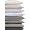imageVera Wang  Queen Sheet Set Super Soft ampamp Breathable Premium Cotton Bedding with Matching Shams Striped Home Decor Dobby Stripe Grey QueenPlum