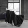 imageVera Wang  Throw Blanket Super Soft Faux Fur Bedding Luxury Home Decor for Bed or Couch Lapin Black 50quot x 60quotLapin Black