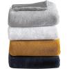 imageVera Wang  Throw Blanket Super Soft Faux Fur Bedding Luxury Home Decor for Bed or Couch Lapin Black 50quot x 60quotLapin Navy