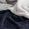 imageVera Wang  Throw Blanket Super Soft Faux Fur Bedding Luxury Home Decor for Bed or Couch Lapin Black 50quot x 60quotLapin Navy
