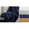 imageVera Wang  Throw Blanket Super Soft Faux Fur Bedding Luxury Home Decor for Bed or Couch Lapin Black 50quot x 60quotLapin Navy