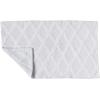 imageVera Wang  Tufted Diamond Collection  Soft and Absorbent Plush Reversible Bath Rug Set Modern Designer Style for Bathroom Dcor 2Piece WhiteUSHS6D1117231White