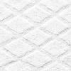 imageVera Wang  Tufted Diamond Collection  Soft and Absorbent Plush Reversible Bath Rug Set Modern Designer Style for Bathroom Dcor 2Piece WhiteUSHS6D1117231White