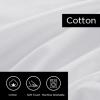 imageVera Wang Percale Collection Bed Sheet Set  100 Cotton Crisp ampamp Cool Lightweight ampamp OekoTex Certified Queen WhiteBlue