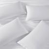 imageVera Wang Percale Collection Bed Sheet Set  100 Cotton Crisp ampamp Cool Lightweight ampamp OekoTex Certified Queen WhiteBlue