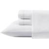 imageVera Wang Percale Collection Bed Sheet Set  100 Cotton Crisp ampamp Cool Lightweight ampamp OekoTex Certified Queen WhiteBlue