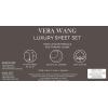 imageVera Wang Percale Collection Bed Sheet Set  100 Cotton Crisp ampamp Cool Lightweight ampamp OekoTex Certified Queen WhiteWhite