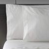 imageVera Wang Percale Collection Bed Sheet Set  100 Cotton Crisp ampamp Cool Lightweight ampamp OekoTex Certified Queen WhiteWhite