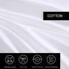 imageVera Wang Queen Duvet Cover Set Designer Cotton Bedding Set Includes Matching Shams with Bonus Euro Shams ampamp Throw Pillow Covers Lattice Solid White QueenLattice Solid White
