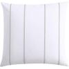 imageVera Wang Queen Duvet Cover Set Designer Cotton Bedding Set Includes Matching Shams with Bonus Euro Shams ampamp Throw Pillow Covers Lattice Solid White QueenLattice Solid White
