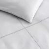 imageVera Wang Queen Duvet Cover Set Reversible Cotton Bedding Set with Matching Shams Designer Home Dcor Simple Dot Grey QueenSimple Dot Grey