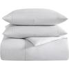 imageVera Wang Queen Duvet Cover Set Reversible Cotton Bedding Set with Matching Shams Designer Home Dcor Simple Dot Grey QueenSimple Dot Grey