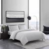 imageVera Wang Queen Duvet Cover Set Reversible Cotton Bedding Set with Matching Shams Designer Home Dcor Simple Dot Grey QueenSimple Dot Grey
