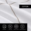 imageVera Wang Queen Duvet Cover Set Reversible Cotton Bedding Set with Matching Shams Designer Home Dcor Zig Zag WhiteGrey QueenZig Zag WhiteBeige