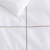 imageVera Wang Queen Duvet Cover Set Reversible Cotton Bedding Set with Matching Shams Designer Home Dcor Zig Zag WhiteGrey QueenZig Zag WhiteBeige